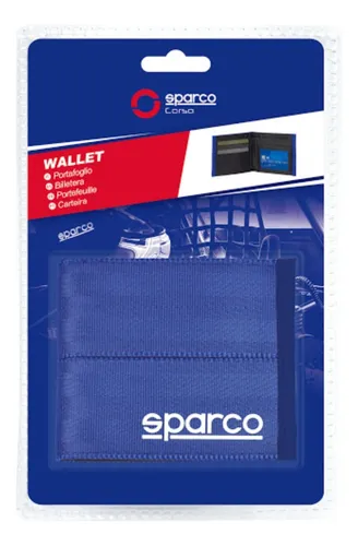 Billetera Cartera Porta Documentos Sparco Azul