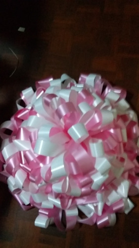 Moño Extra Grande Auto Boda, 15 Años 80 Cm Diámetro $ 1100