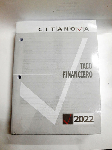 Imagen 1 de 2 de Portataco Financiero Plastico Negro + Taco Financiero 2022 