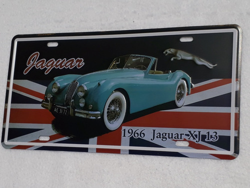 Imagen 4 de 7 de Combo 2 Chapas Matricula Autos Retro Decoracion A Eleccion