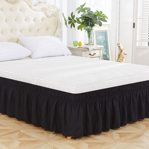 Falda De Cama Con Volantes Elásticos Y Cinturón Elástico