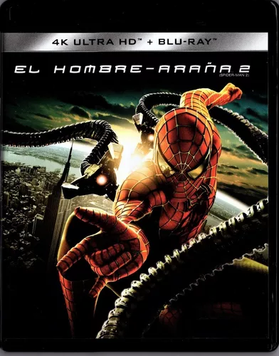 Spider-man El Hombre Araña 2 Pelicula 4k Ultra Hd + Blu-ray