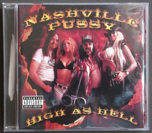 Nashville Pussy High As Hell Cd Tvt Records 1st Press 2000