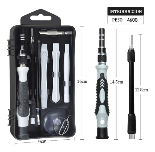 Kit De Destornilladores De 115 Piezas Laptop Telefono Pc