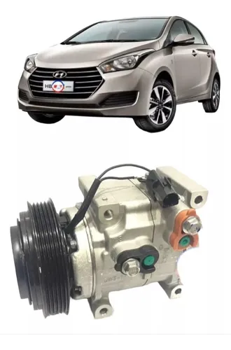 comprar Compressor Hyundai Hb20 2012 A 2019 1.0 Flex Ar Condicionado