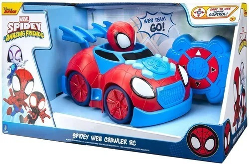 Spidey Vehiculo Auto A Radio Control - Original Spiderman
