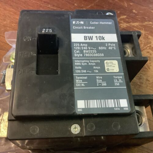 Cutler Hammer Bw2225 Molded Case Circuit Breaker 225a 12 Bby