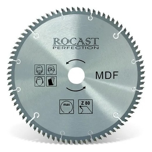 Disco De Serra Circular Mdf 12 300mm X 96 Dentes Rocast