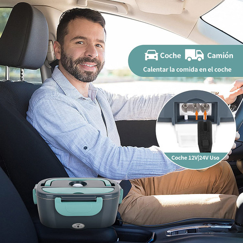 Lonchera Portátil Electrotérmica De 1.5l 2 En 1 Hogar/auto