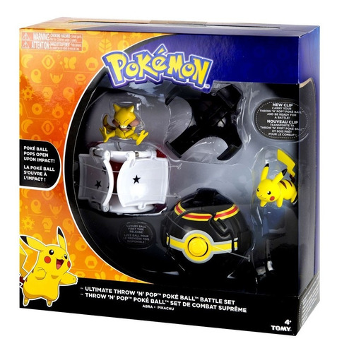 Set De Batalla Poke Bola Pokemon Throw 'n' Pop Pokeball