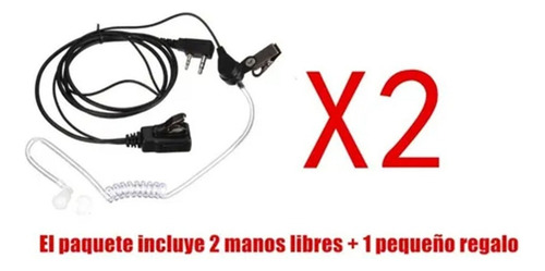 Fones De Ouvido Sem Usar As Mãos Para Rádio Baofeng Kenwood