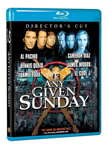 Any Given Sunday Director's Cut Al Pacino Pelicula Bluray