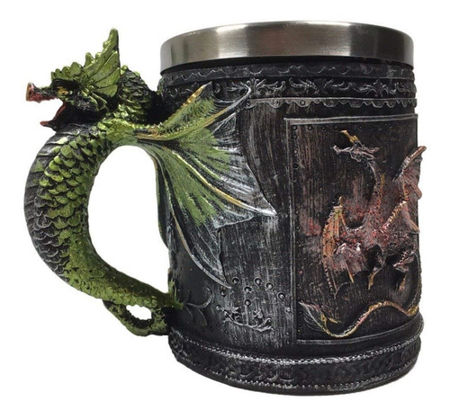 Taza Gótica Medieval Dragon