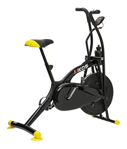 Bicicleta ergométrica Kikos A5 airbike cor preto
