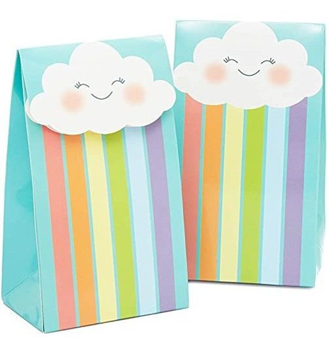 Articulo Para Fiesta - Cloud Party Favor Bags With Stickers 