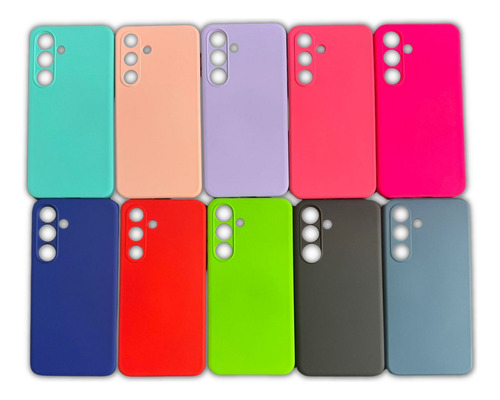 Carcasas Silicona Color Para Samsung Galaxy S24 