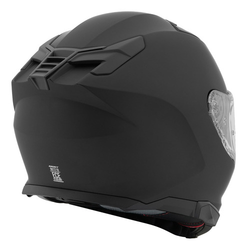 Casco Joe Rocket Rkt 210 Solid Gloss Ece Forro Lavable Negro Solido Xxl
