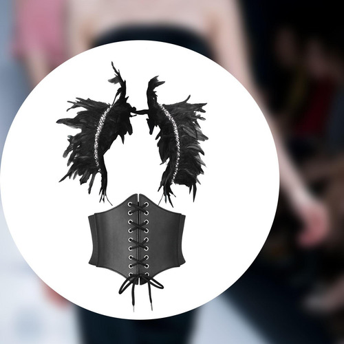 Bufanda De Plumas Artificiales Con Cuello Club, Bufanda Para