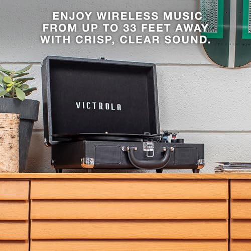 Tocadiscos Vintage De 3 Velocidades Con Bluetooth Victrola