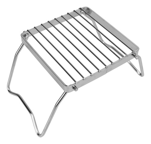 Parrilla Plegable De Acero Inoxidable Plegable Para Acampar