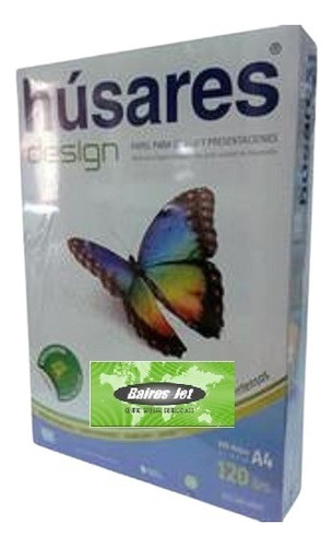 Resma Husares Design A4 120 Gr X 100 Hojas Husares 7880 X 10