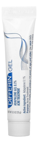 Gel Differin Adapalene Tratamiento Antiacné 0.1% Tipo De Pie Sensible
