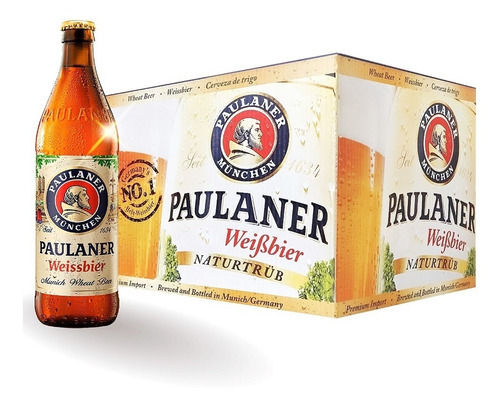 Cerveza Paulaner Hefe-weissbier Caja x20 Unidades 500mL