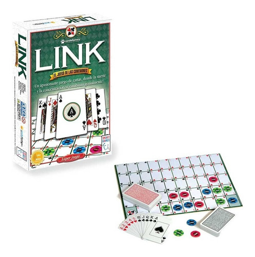 Imagen 1 de 2 de Link Juego De Mesa Conexiones Sequence Ronda Smart Games