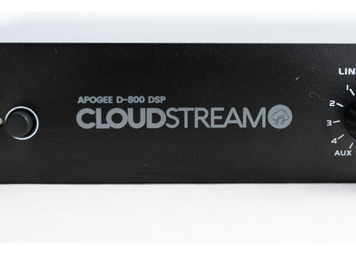 Potencia Digital Apogee D-800 Dsp Cloudstream 300w Streaming Color Negro Potencia De Salida Rms 300 W