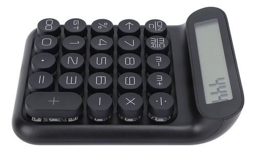 Para Calculadora Mecânica Preta Preta Com Display Lcd De