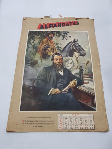 Imagen 1 de 9 de Antiguo Almanaque Alpargatas 1937 Zavattaro Compl Mag 58623