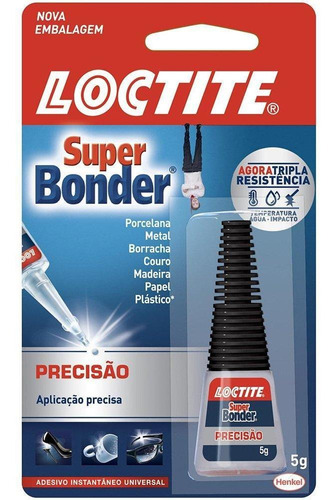 Cola Precisão Super Bonder 5g Loctite Henkel