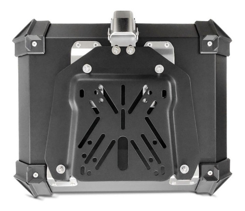 Caja Moto Top Case Aluminio Baul Trasero 45 L Con Respaldo