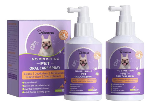 2 Unidades De Creme Dental Pet Clean Para Cães