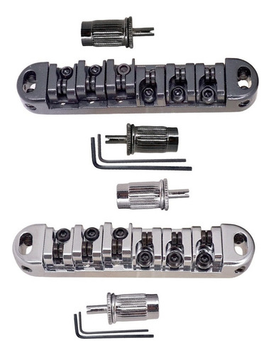 .. Roller Saddle Bridge Tailpiece For Piezas De Guitarra