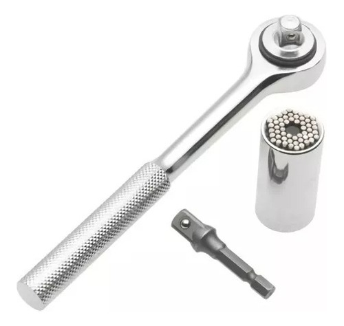 Llave Copa Socket Universal Adaptador Ratchet Multiuso Acero