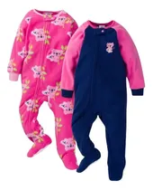 Comprar Pack X2 Pijamas Enteritos Plush Polar C\u002F Pie Y Cierre Gerber