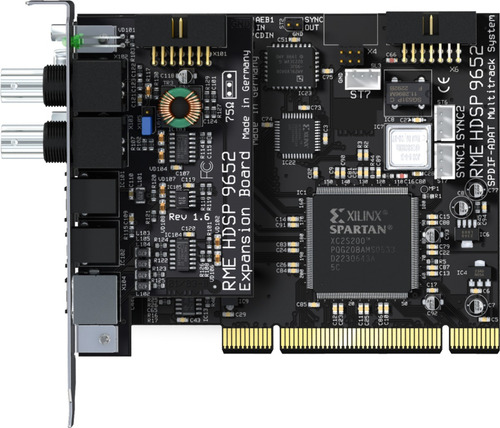 Placa Pci Rme Hdsp 9652 52 Canais Com Adat E Spdif I/o Cor Preto
