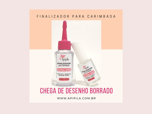Kit 07 Esmaltes Para Carimbo+recuperador+finalizador Grátis