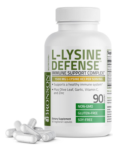 Bronson L-lysine Defense Complejo De Apoyo Inmunológico 150