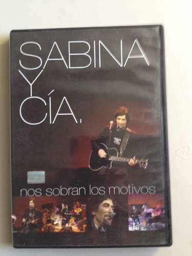 Sabina Y Cia. Nos Sobran Los Motivos Dvd Usado Nacional