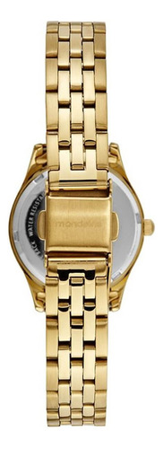 Kit Relógio Mondaine Pequeno Dourado E Colar De Cristal 32720lpmkde1k1