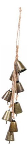 3 Campanas Colgantes Navideñas Con Forma De Cono De Bronce