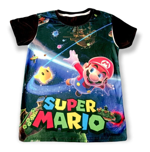Camiseta Super Mario Bros Nintendo Niño