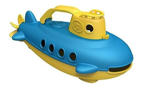 Submarino En Amarillo Y Azul  Libre De Bpa, Libre De Ftalat