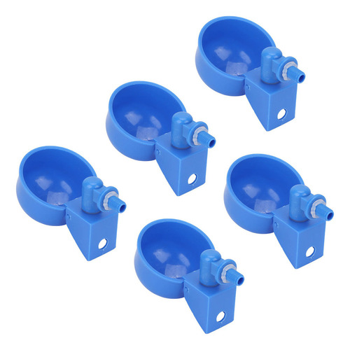 . 5 Vasos De Agua Automáticos Para Pollo, Plástico Pp, Para