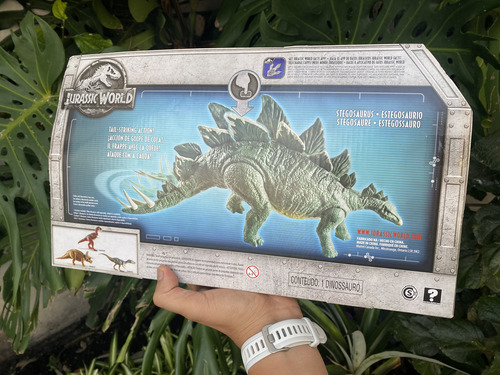 Stegosaurus Action Attack Jurassic World (Usado)