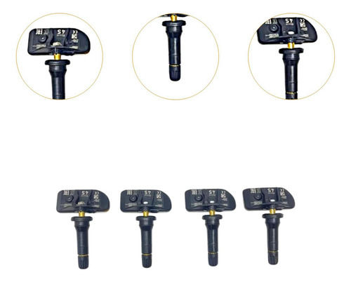 Qc1 Sensor De Presión De Aire Del Neumático De 4 Piezas
