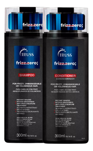  Kit Shampoo E Cond Truss Frizz Zero 300ml