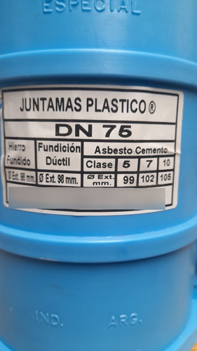 Junta Reparacion Ppp Para Hierro Fund Y Asbesto Cemento Ø75 